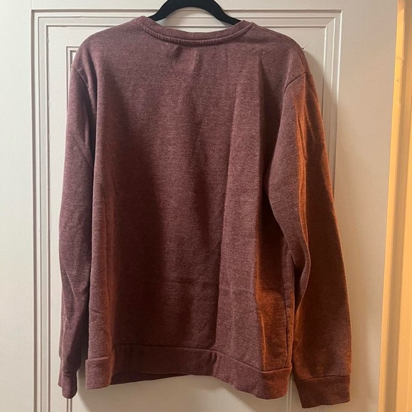 Maroon crewneck pullover - Picture 2 of 2